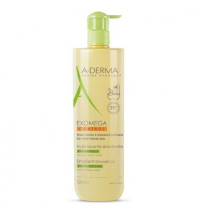 Aderma Exomega Control Emollient Shower Oil 750ml Saving Format