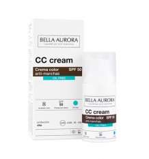 Bella Aurora CC Cream anti-manchas SPF50 Oil free 30ml