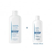 Shampooing antipelliculaire sec Squanorm Ducray 200 ml + Shampooing à Élution Ducray 100 ml