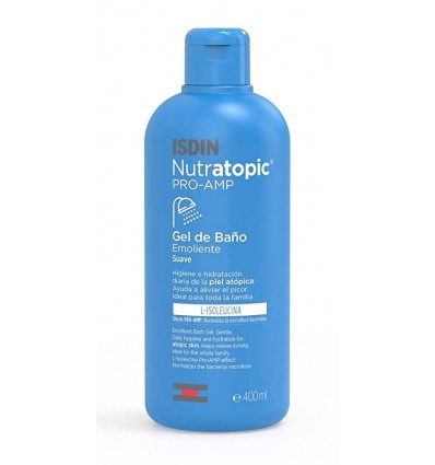 Nutratopic Pro Amp Isdin Gel Baño emoliente 400 ml Nutratopic Pro Amp Isdin Gel Baño emoliente 400 ml
