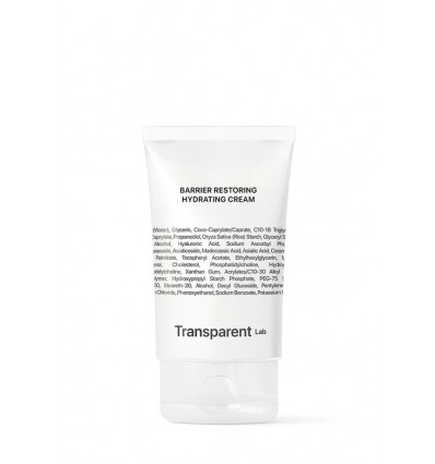 Transparent lab barrier restoring hydrating cream crema facial ultra hidratante 50ml Transparent lab barrier restoring hydrating cream crema facial ultra hidratante 50ml