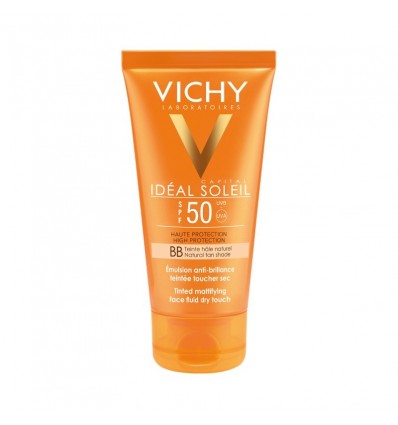 Vichy Solar emulsão Facial toque Seco com cor SPF50 50ml