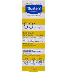 Mustela Solar Leche Facial  SPf50 50 Bebe 50ml