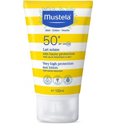 Mustela Solar Leche Corporal SPf50 Bebe 100ml Mustela Solar Leche Corporal SPf50 Bebe 100ml