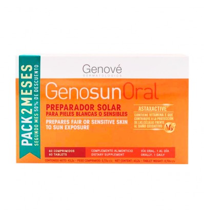 Genosun Oral 60 Comprimidos 2 Meses