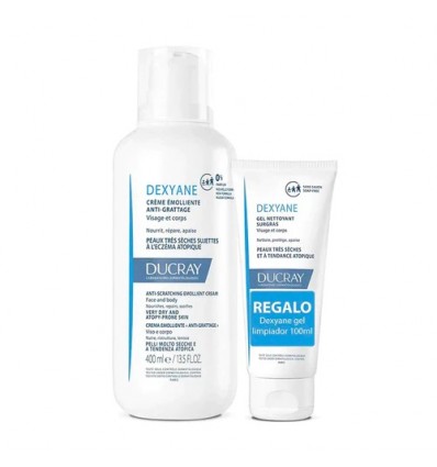 Ducray Dexyane Crema Emoliente 400 ml + Dexyane Gel Limpiador 100 ml Ducray Dexyane Crema Emoliente 400 ml + Dexyane Gel Limpiador 100 ml