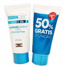 Isdin Lambdacontrol Deodorant Alcohol-free Cream 50ml + 50ml Duplo