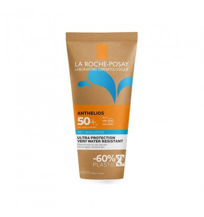 La Roche-Posay Anthelios Gel Wet Skin SPF 50+ Protector Solar Piel Sensible 250ml
