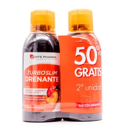 Slim Drenante Melocoton 500 ml+ 500 ml Duplo Promocion