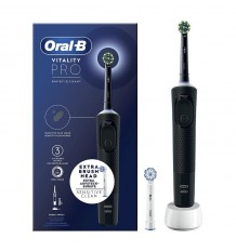 Oral B Cepillo Eléctrico Vitality Pro Negro + 1 Cabezal de Recambio