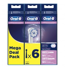 Recambios Oral B Sensitive Clean 3 + 3 Unidades