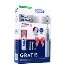 Brosse électrique Oral B Nettoyage Professionnel 3 + Pâte + 2 têtes