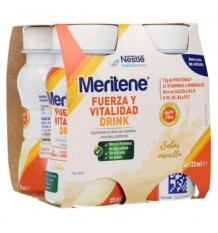 Meritene Fuerza y Vitalidad Drink Vainilla 125ml 4 Unidades