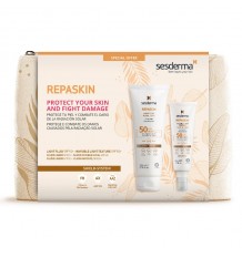 Sesderma Repaskin Pack Photoprotector Light Body Fluid SPF50 200ml + Invisible Fluid 50ml