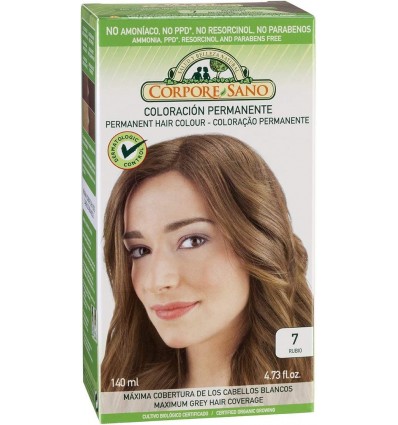 Corpore Sano Tinte Permanente Rubio 7 140 ml Corpore Sano Tinte Permanente Rubio 7 140 ml
