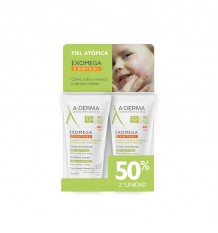 Aderma Exomega Crema Emoliente Anti Rascado 50ml + 50ml Duplo Promocion