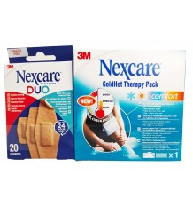 Nexcare Coldhot Comfort 11 x 26 cm + Nexcare Duo 20 Tiritas 