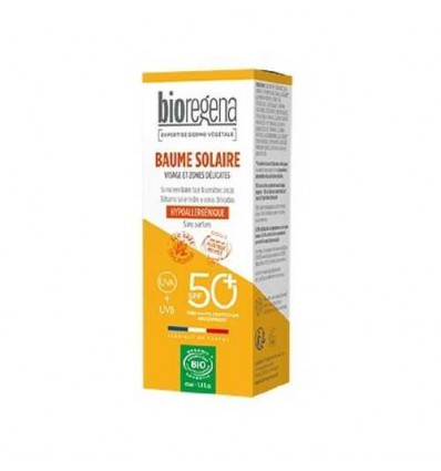 Bioregena Balsamo Solar Facial Filtros fisicos Spf50 40 ml