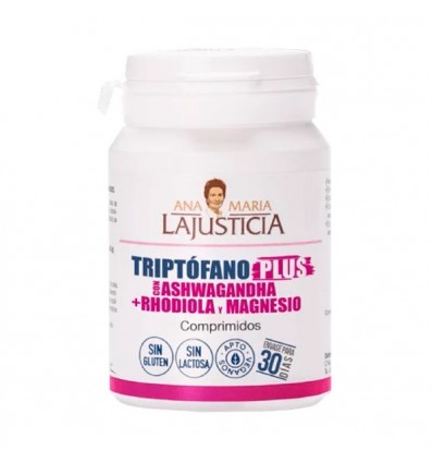Ana Maria Lajusticia Triptofano Plus Ashwagandha + Rhodiola + Magnesio 60 Comprimidos