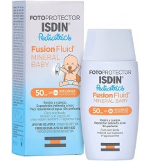 Fotoprotetor ISDIN Pediatrics fusão fluido Mineral Bebê 50 50 ml
