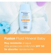 Fotoprotector Isdin Pediatrics Fusion Fluid Mineral Baby 50 50 ml