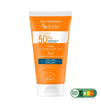 Avene Solar SPF50 Fluido Com Perfume 50ml