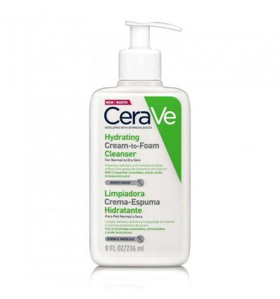 Cerave Crema Espuma Hidratante Limpiadora 236ml Cerave Crema Espuma Hidratante Limpiadora 236ml