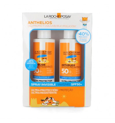 Anthelios Pediatrics Spray Invisible Spf50+ 200ml + 200ml