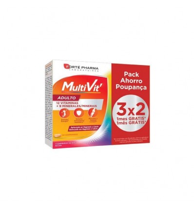 Forte Pharma Energy Multivit Adulto 84 Comprimidos Forte Pharma Energy Multivit Adulto 84 Comprimidos