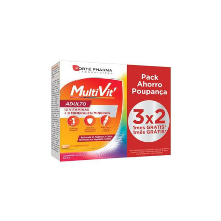 Forte Pharma Energy Multivit Adulto 84 Comprimidos