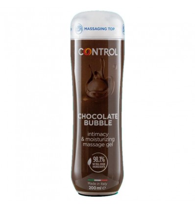 Control Gel de Masaje Chocolate Bubble 3 en 1 200ml