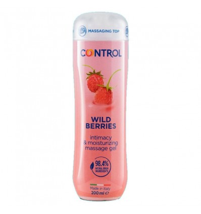 Control Gel de Masaje Wild Berries 3 en 1 200ml