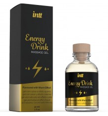 Intt Gel De Masaje Con Sabor a Bebida Energetíca Y Efecto Calor 30ml