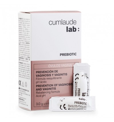 Cumlaude Lab Prebiotic Óvulos Vaginales 10 Unidades Cumlaude Lab Prebiotic Óvulos Vaginales 10 Unidades