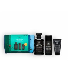 Apivita Hombre Crema Antiarrugas 50 ml + Gel Baño Hombre 200ml + Black Detox Cleansing Jelly 50ml