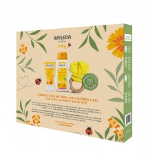 Weleda Caléndula Pack Leche Corporal 200ml + Crema Facial 50ml + Mordedor