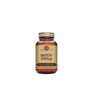 Solgar Biotina 1000 mcg 50 Capsulas Solgar Biotina 1000 mcg 50 Capsulas