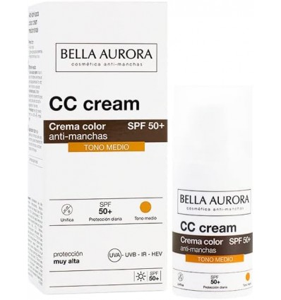 Bella Aurora Crema Color Anti Manchas Spf50+ 30ml Bella Aurora Crema Color Anti Manchas Spf50+ 30ml