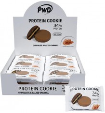 Pwd Protein Cookie Chocolate & Salted Caramel 18 Unidades 34% Proteina