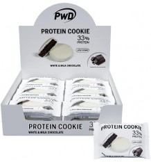 Pwd Protein Cookie White & Milk Chocolate 18 Unidades 34% Proteina