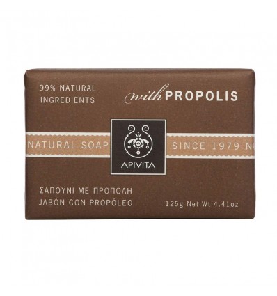 Apivita Pastilla Jabon Natural con Propoleo 125g Apivita Pastilla Jabon Natural con Propoleo 125g