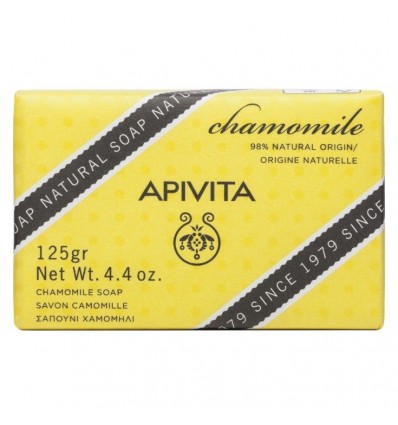 Apivita Pastilla Jabon Natural con Camomila 125g