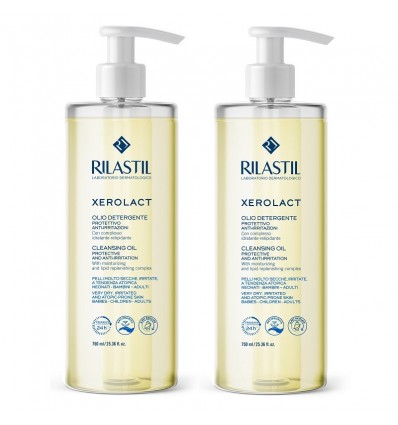 Rilastil Xerolact Aceite Limpiador 750ml + 750ml Duplo Promocion