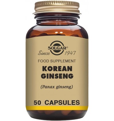 Solgar Ginseng Coreano 50 Capsulas Solgar Ginseng Coreano 50 Capsulas