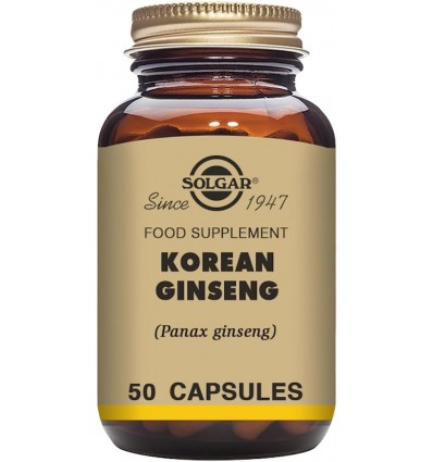 Solgar Ginseng Coreano 50 Capsulas