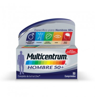 Multicentrum Hombre 50+ 90 Comprimidos Multicentrum Hombre 50+ 90 Comprimidos