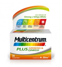 Multicentrum Plus Gingseng Ginkgo 30 Compimidos