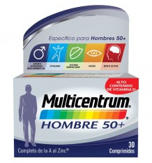 Multicentrum Hombre 50+ 30 Comprimidos