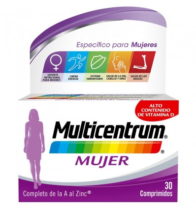 Multicentrum Mujer 30 Comprimidos