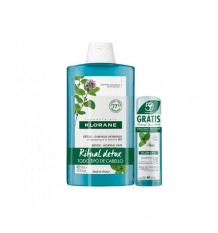 Shampooing à la Menthe Klorane 400 ml + Shampooing sec à la Menthe 50ml